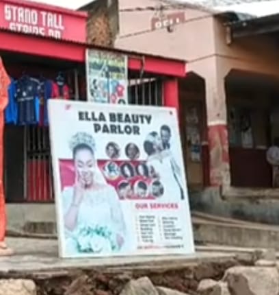 Ella Beauty parlor Logo